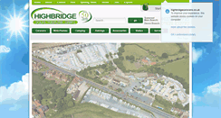 Desktop Screenshot of highbridgecaravans.co.uk